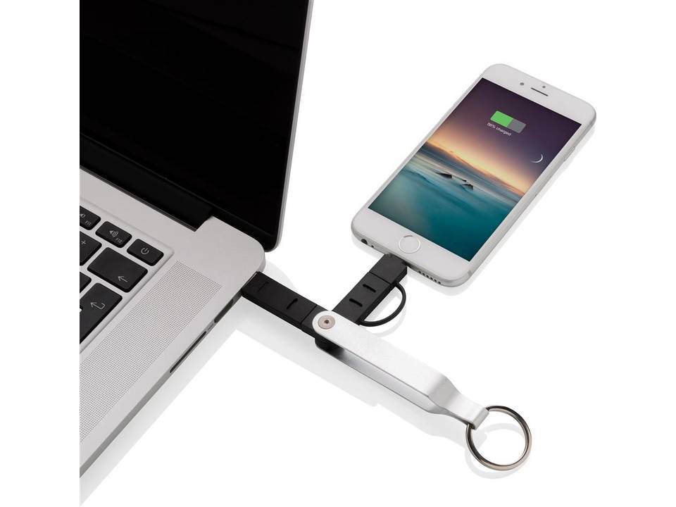 MFi licensed 2-in-1 keychain cable 7