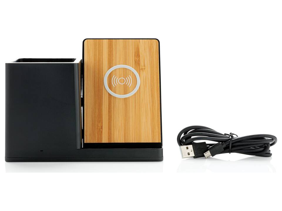 Ontario FSC® & RCS recycled plastic 10W wireless charger 2