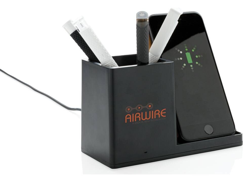 Ontario FSC® & RCS recycled plastic 10W wireless charger 7