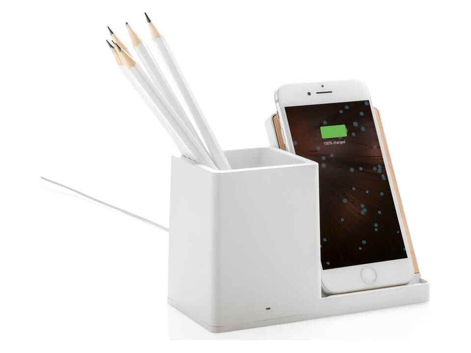 Ontario FSC® & RCS recycled plastic 10W wireless charger 11