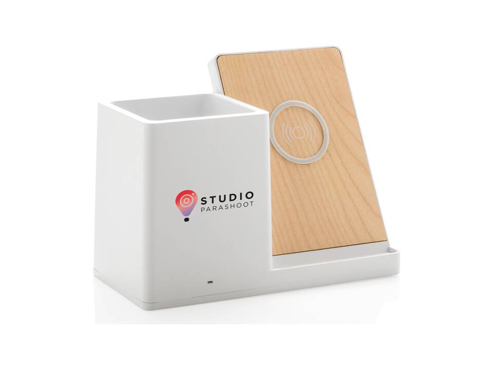 Ontario FSC® & RCS recycled plastic 10W wireless charger 19