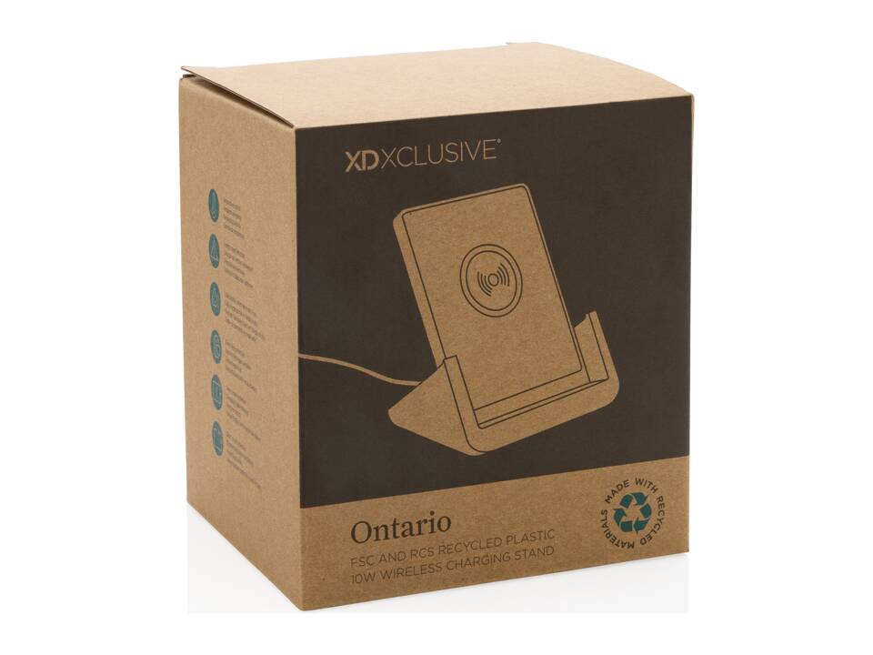Ontario FSC® & RCS recycled plastic 10W stand 14