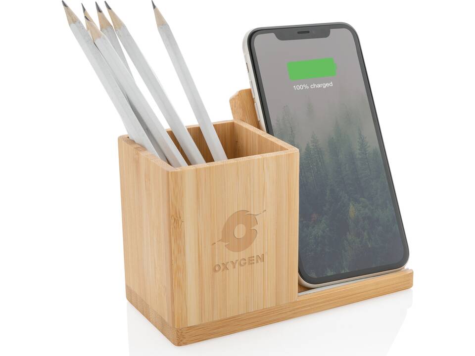 Calgary FSC® bamboo 10W wireless charger 8