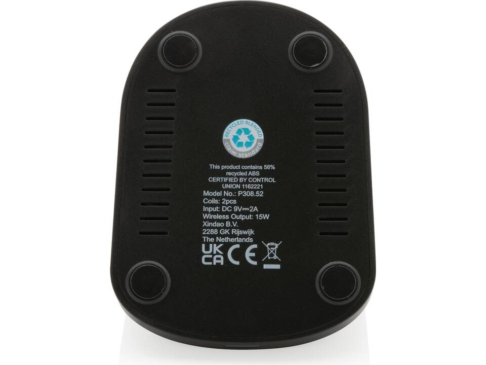 RCS recycled plastic double coil wireless stand 15W 7