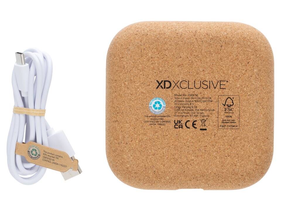 Oregon RCS recycled plastic and cork 10W wireless 4