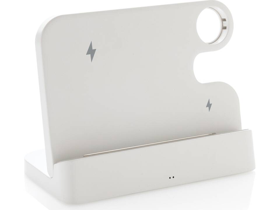 Joltz RCS recycled plastic dual 15W charger with iWatch slot 2