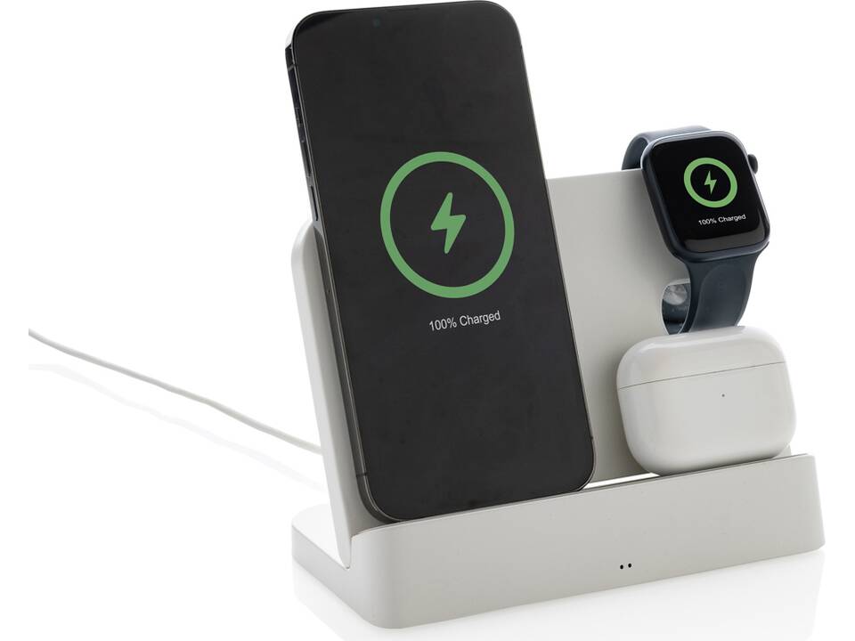 Joltz RCS recycled plastic dual 15W charger with iWatch slot 3