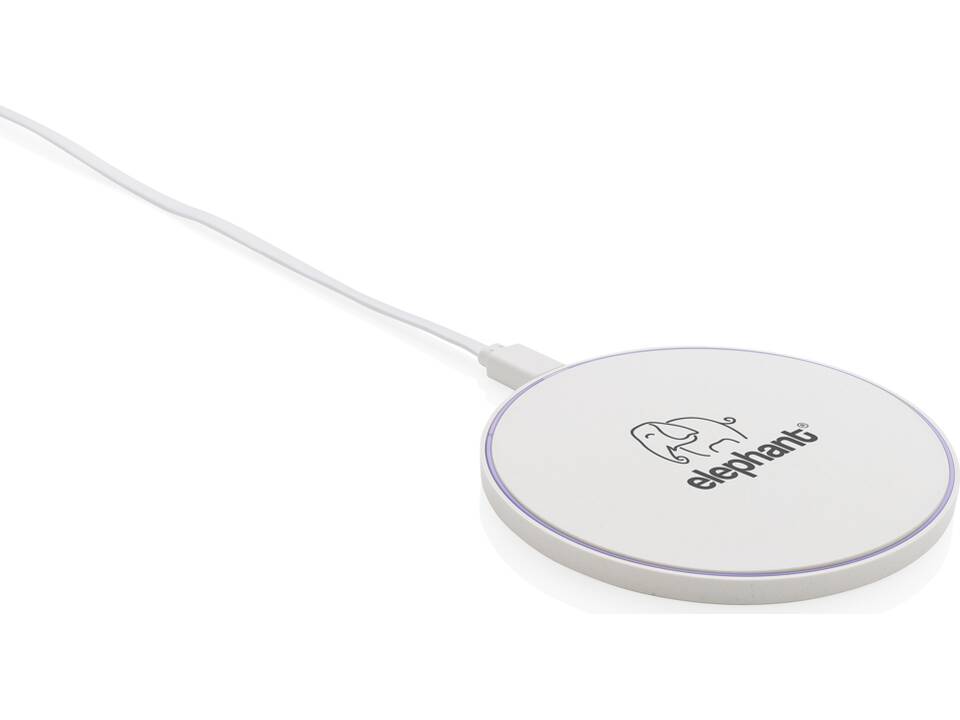 RCS standard recycled plastic 10W wireless charger 7