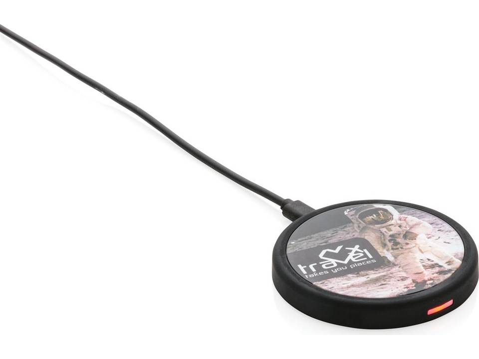 Tempered glass 5W wireless charging pad 1