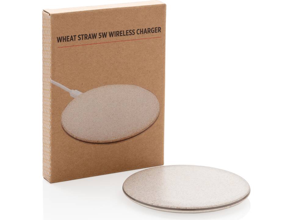 5W Wheat straw wireless charger 7