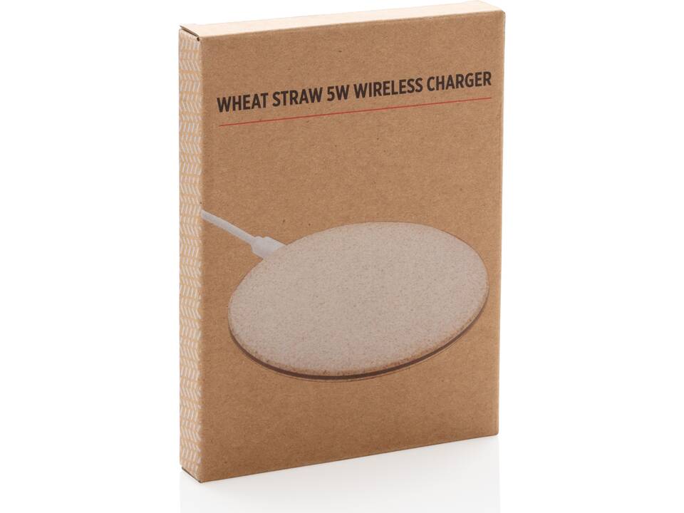 5W Wheat straw wireless charger 8
