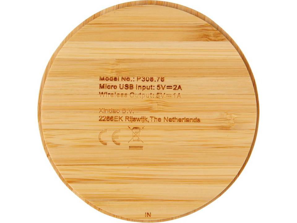 Bamboo 5W Wireless Charger 3