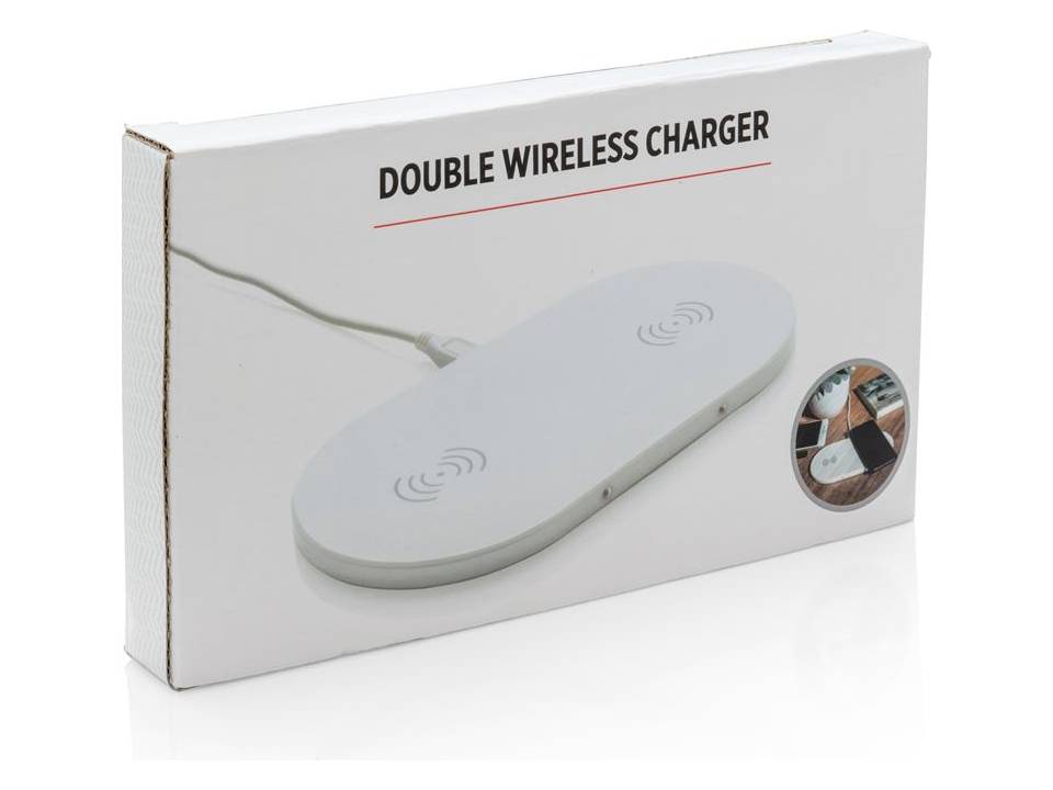 Double 5W wireless charger 5
