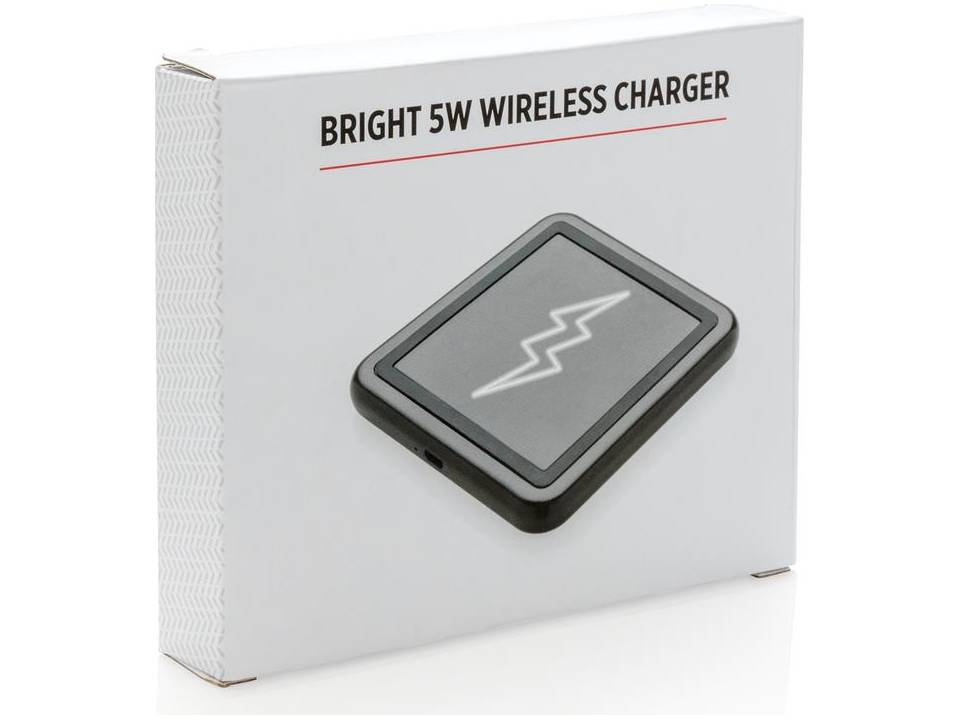 Light up logo 5W wireless charger 7