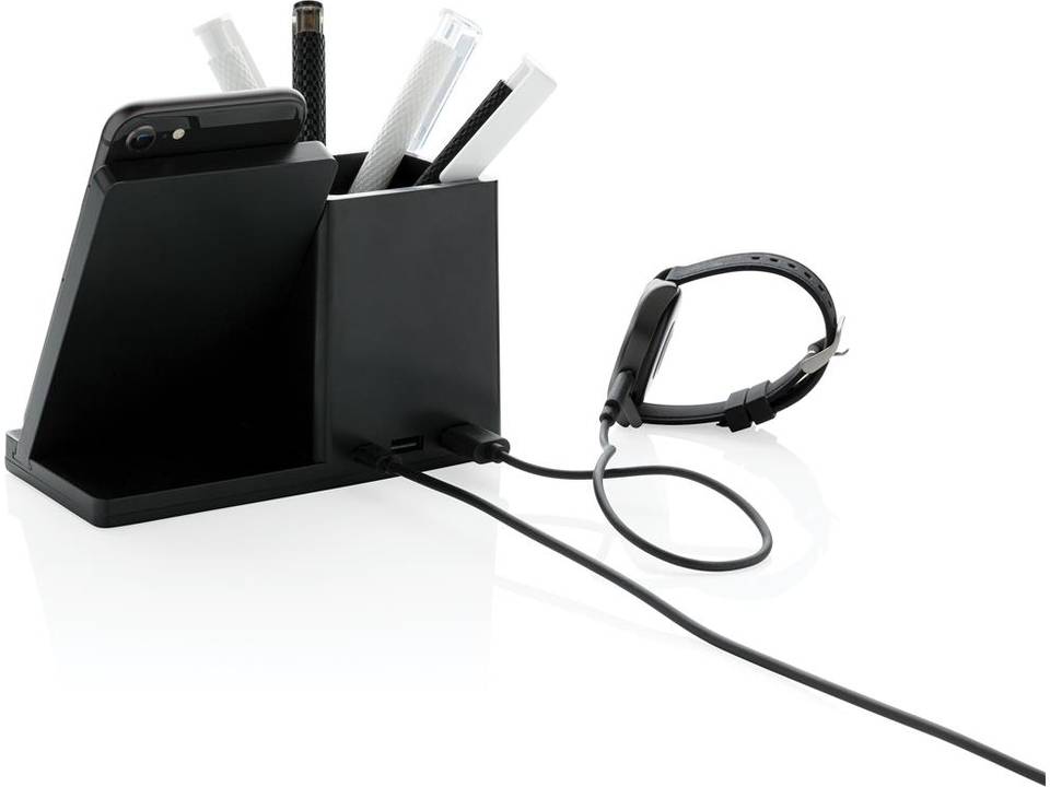 Ontario 5W wireless charger with pen holder 12