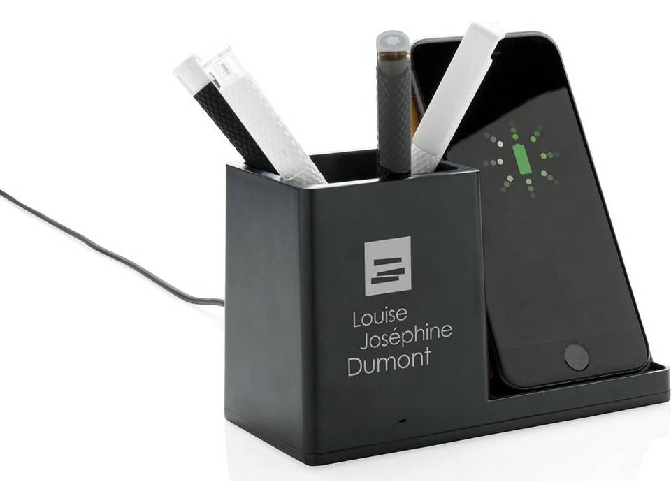 Ontario 5W wireless charger with pen holder 11