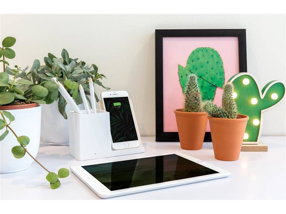 Ontario 5W wireless charger with pen holder 10