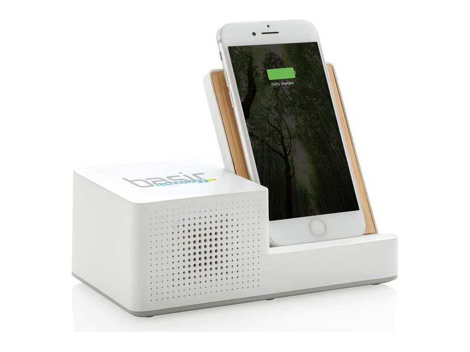 Ontario 5W wireless charger with speaker 8