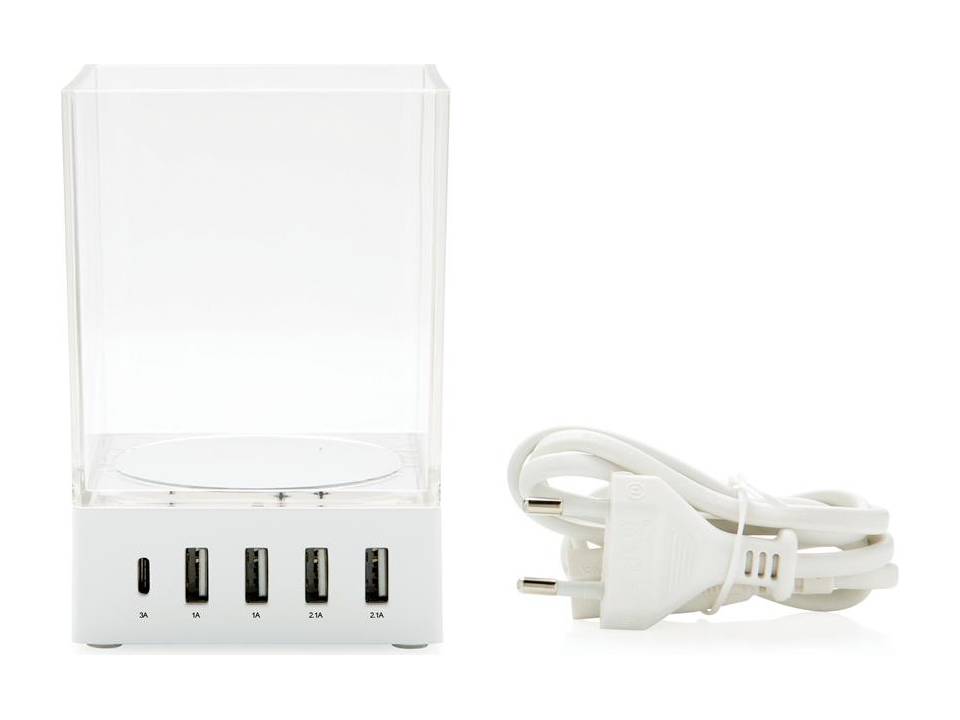 Pen holder USB charger 4