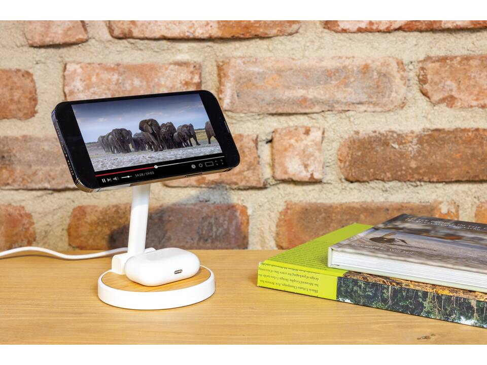 Ontario RCS rplastic 15W magnetic charging 2 in 1 stand 8