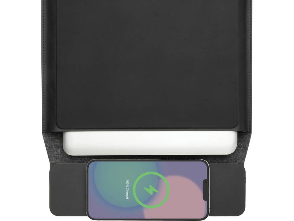 Swiss Peak 15W magnetic charging laptop sleeve 14-15,6" 6