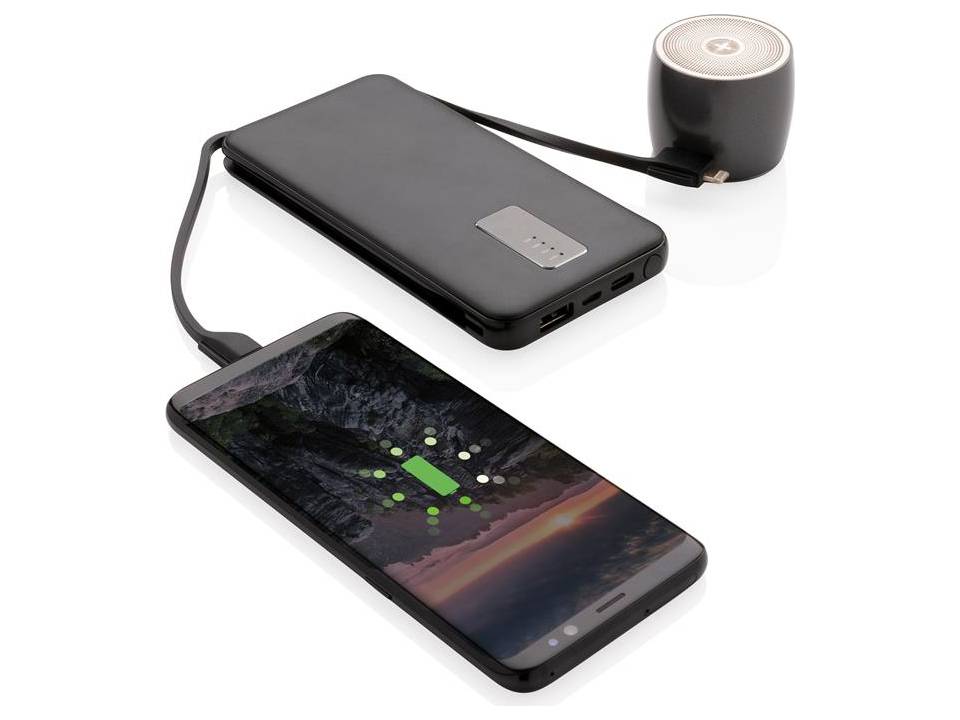 10.000 mAh powerbank with integrated cable 4