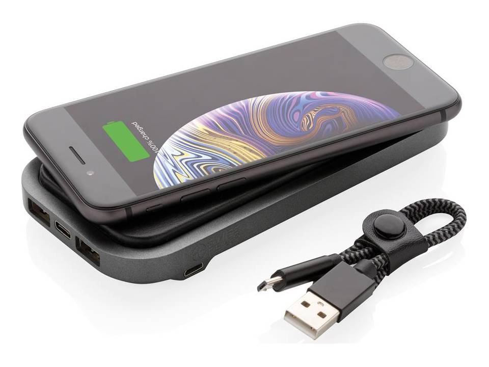 Swiss Peak luxury wireless 10.000 mAh powerbank 1