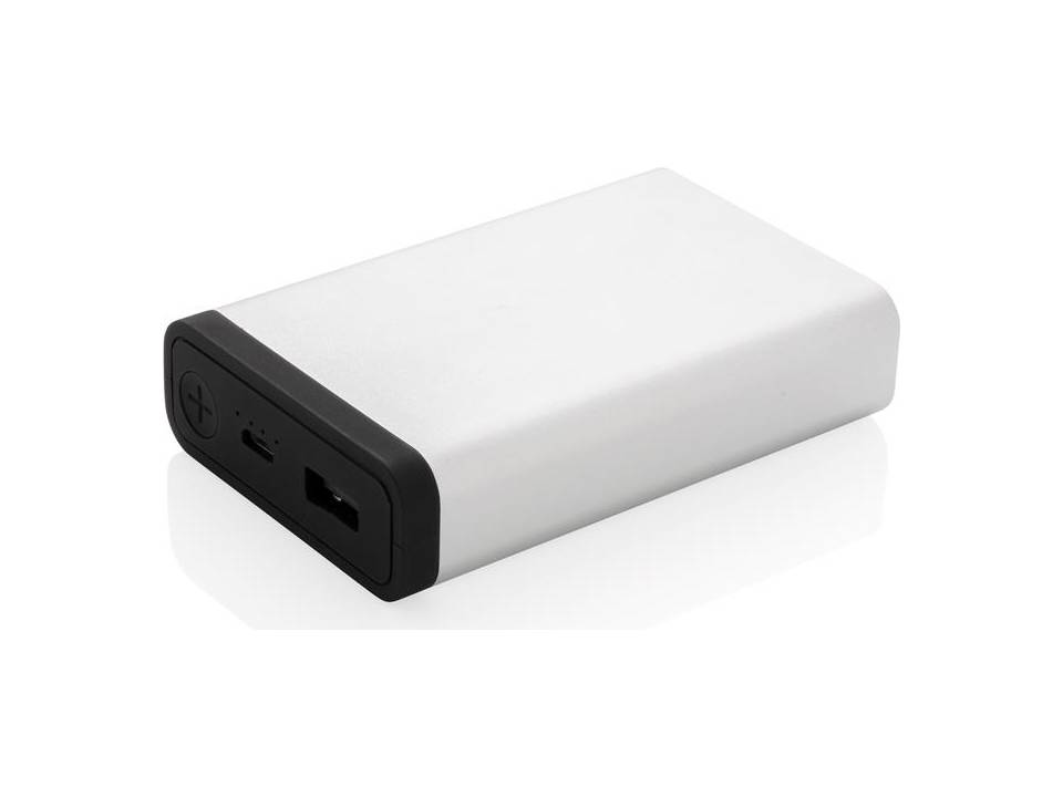 10.000 mAh Aluminium pocket powerbank 12