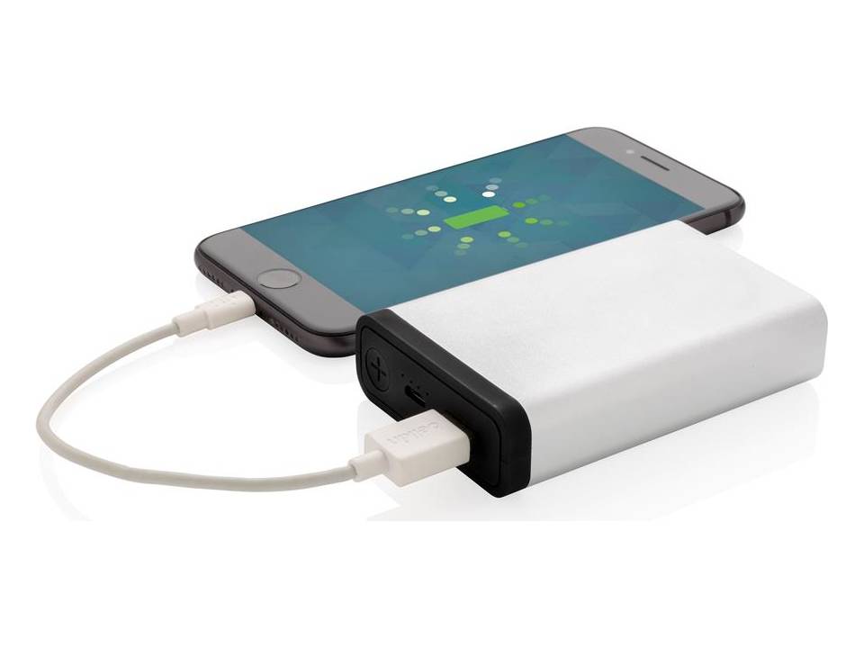10.000 mAh Aluminium pocket powerbank 15