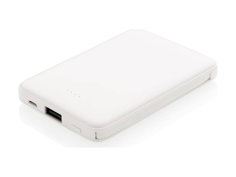 Pocket Powerbank with integrated cables - 5000 mAh 3