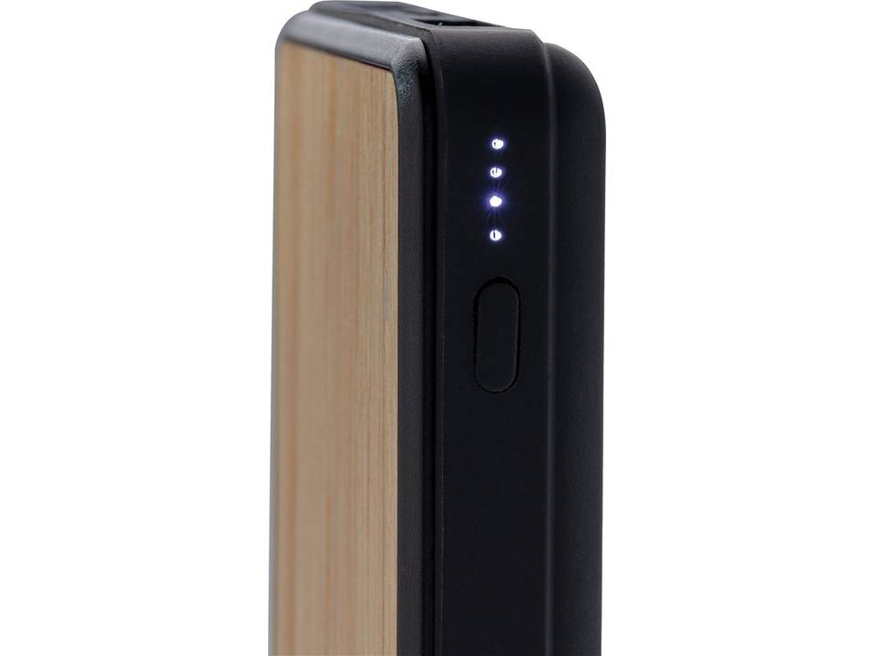 Bamboo 8000 mAh Wireless Charging Fashion Powerbank 2
