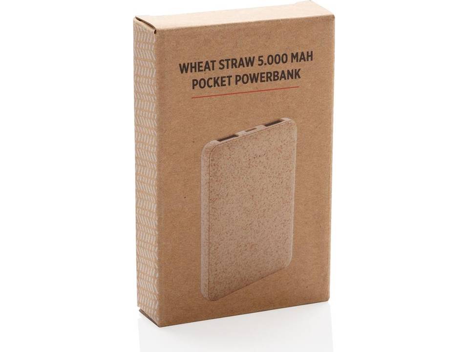 Wheat Straw 5.000 mAh Pocket Powerbank 7