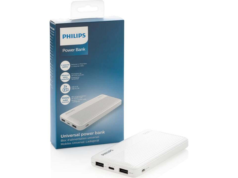 Philips 10.000 mAh slim powerbank 8