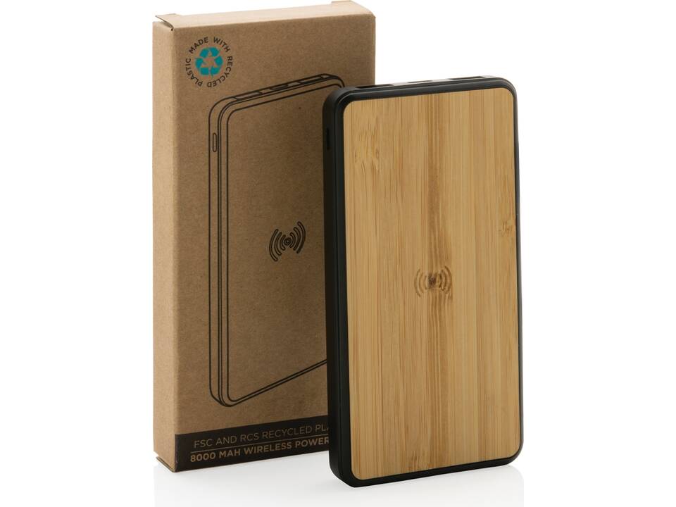 FSC®& RCS Rplastic 8000 mAh Wireless Powerbank 10