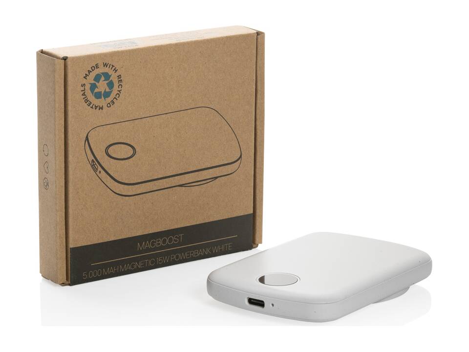 MagBoost RCS recycled plastic 5000 mah magnetic powerbank 21