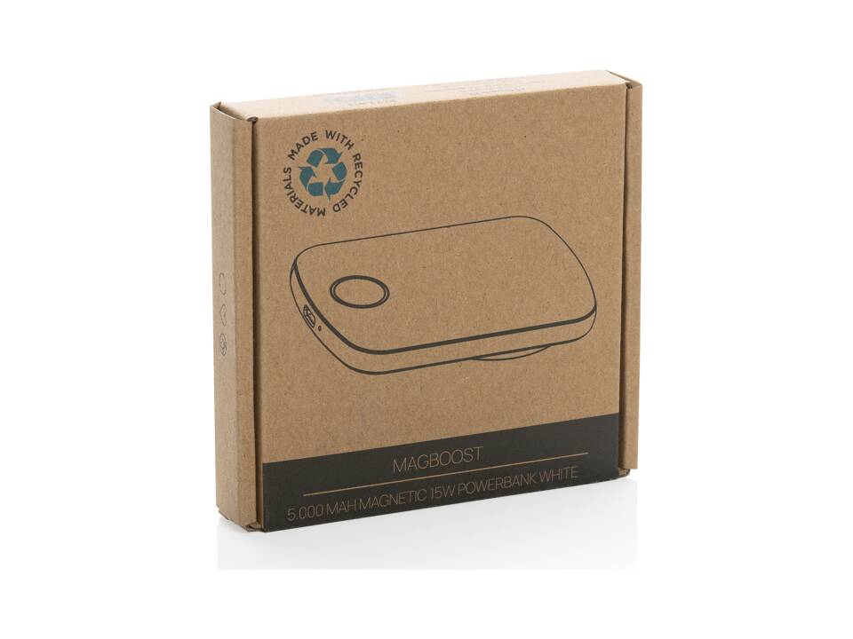 MagBoost RCS recycled plastic 5000 mah magnetic powerbank 22