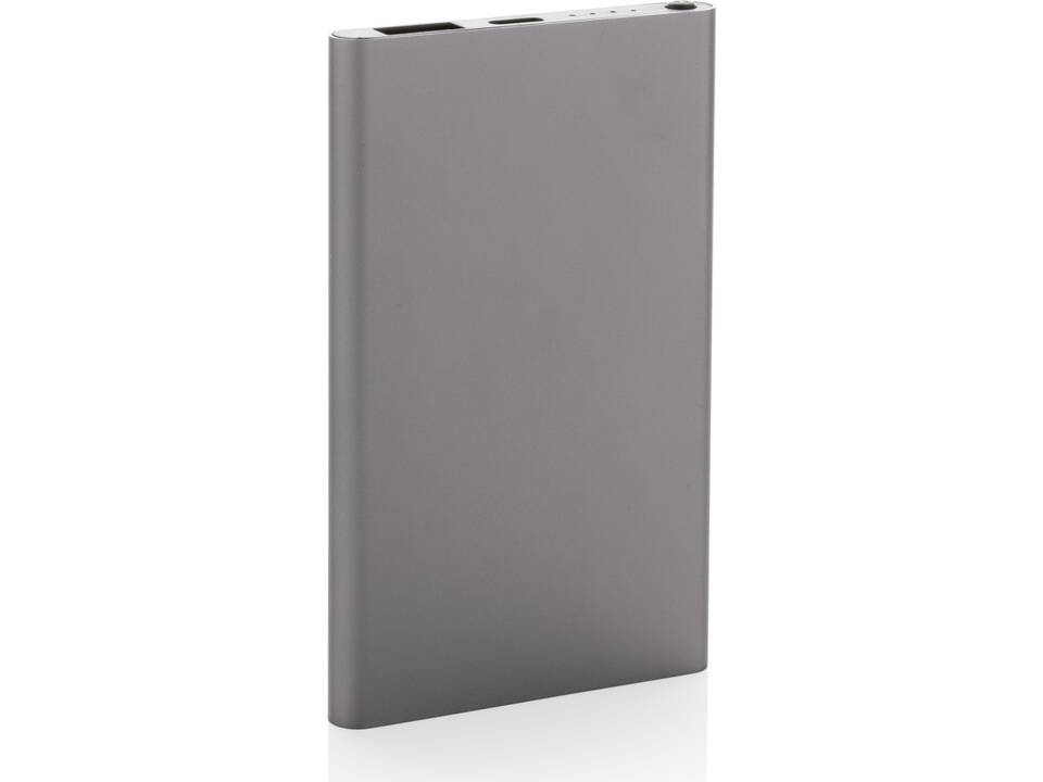 RCS recycled plastic/aluminum 4000 mah powerbank with type C 4