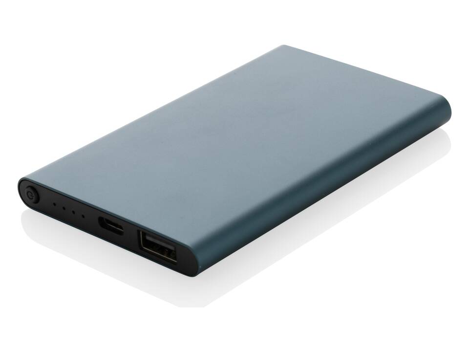 RCS recycled plastic/aluminum 4000 mah powerbank with type C 32