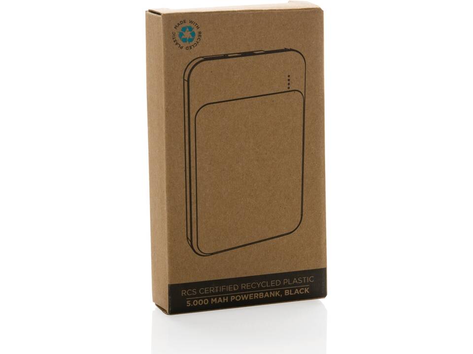 RCS recycled plastic 5.000 mAh powerbank 11