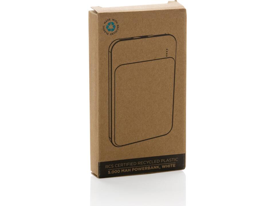 RCS recycled plastic 5.000 mAh powerbank 23