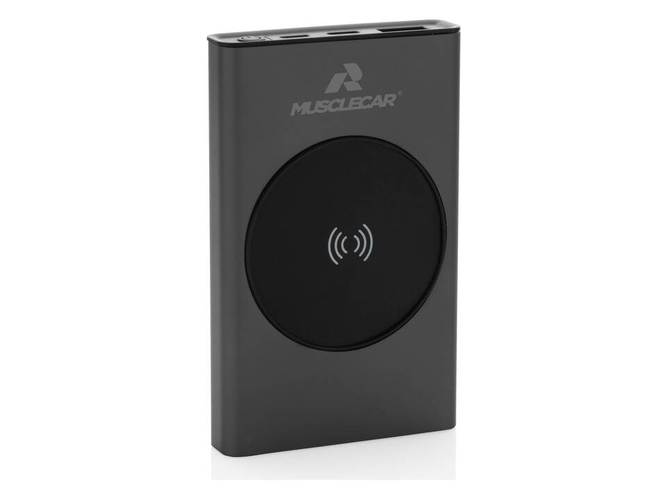 Terra RCS recycled aluminum 5000 mAh powerbank 5W wireless 8