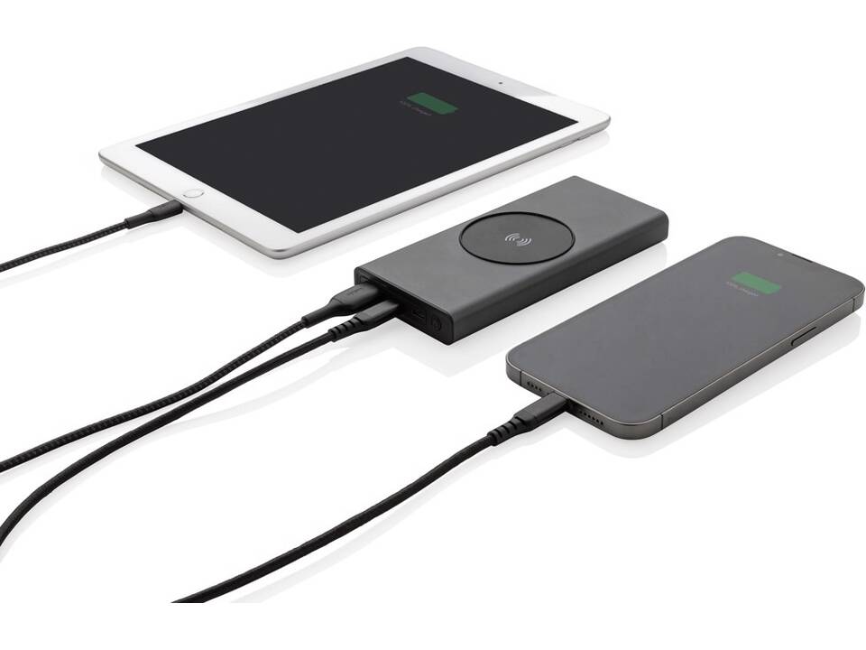 Terra RCS recycled 18W aluminum 10000 powerbank 10W 3