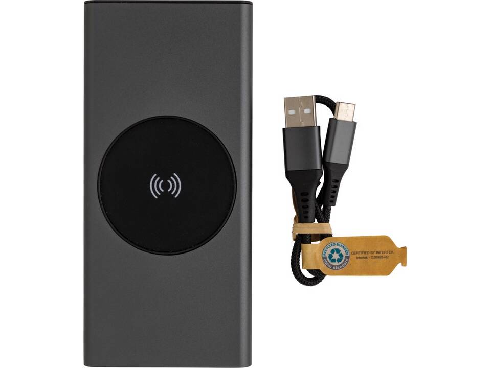 Terra RCS recycled 18W aluminum 10000 powerbank 10W 5