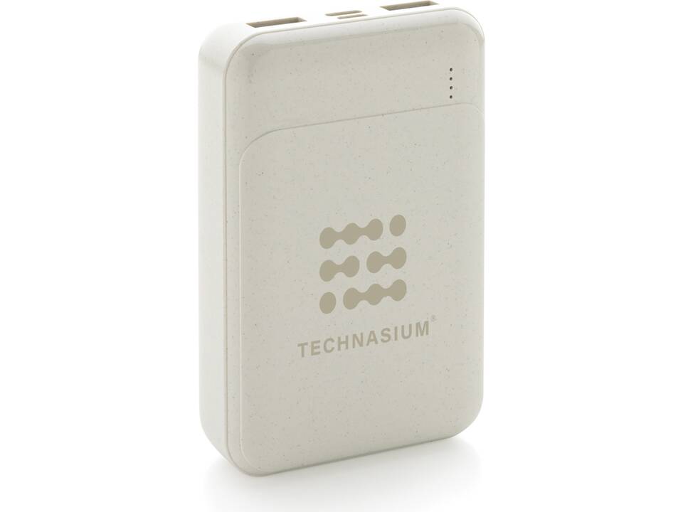 RCS standard recycled plastic 10.000 mAh powerbank 5