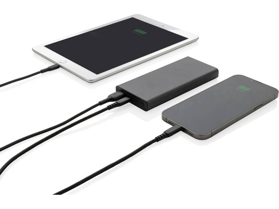 Terra RCS recycled 18W aluminum powerbank 10.000 mAh 3