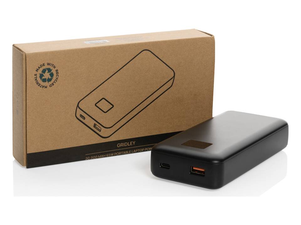 Gridley RCS rplastic 20000 65W laptop powerbank 9