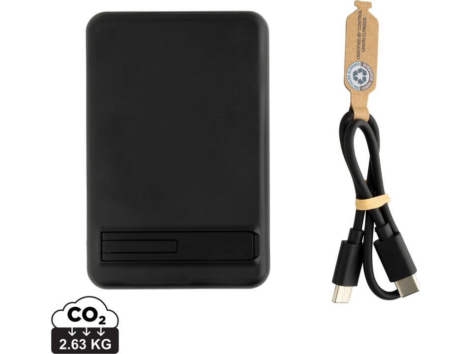 Zen RCS rplastic 5000 mah 5W magnetic bamboo powerbank