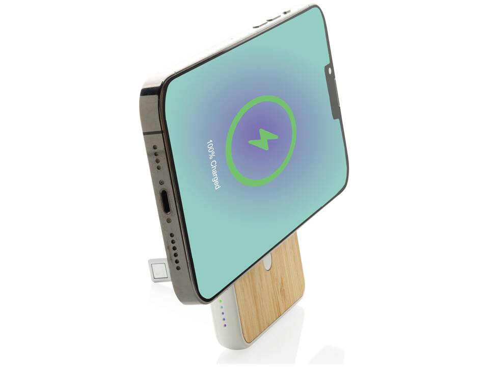 Zen RCS rplastic 5000 mah 5W magnetic bamboo powerbank 19