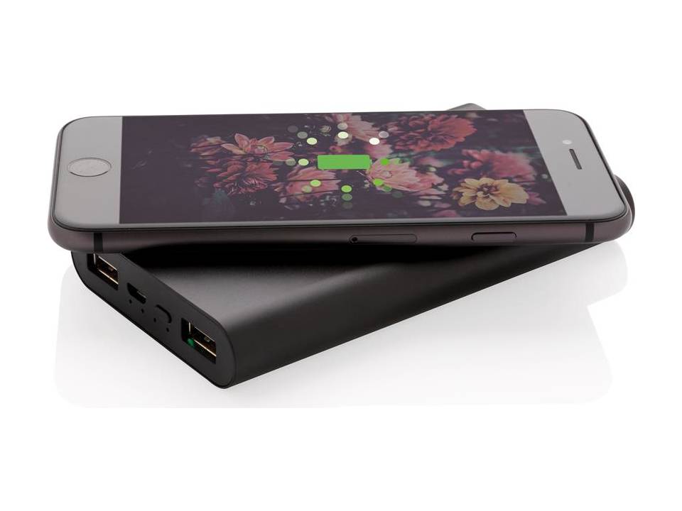 Aluminium 10.000 mAh 5W Wireless Powerbank 4