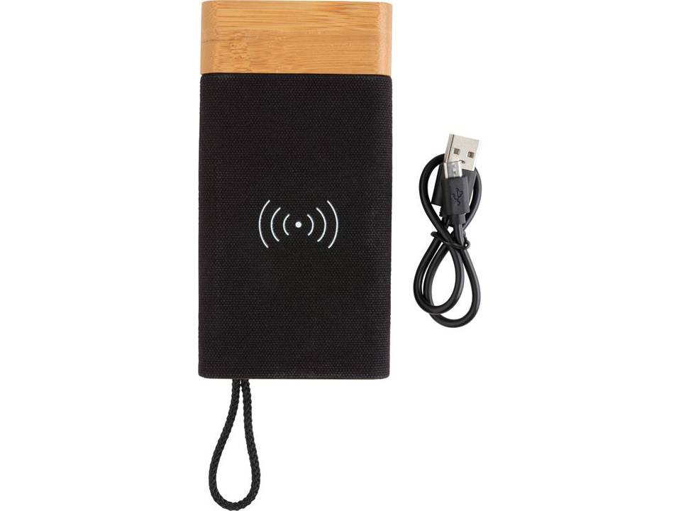 Bamboo X wireless charging powerbank 2